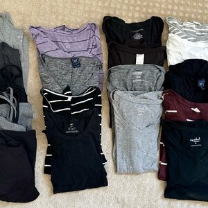 Maternity Tops - long sleeve, short sleeve and work out tops